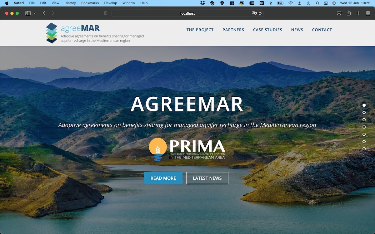 Our project website goes online
